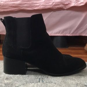 Forever 21 Black Suede Booties
